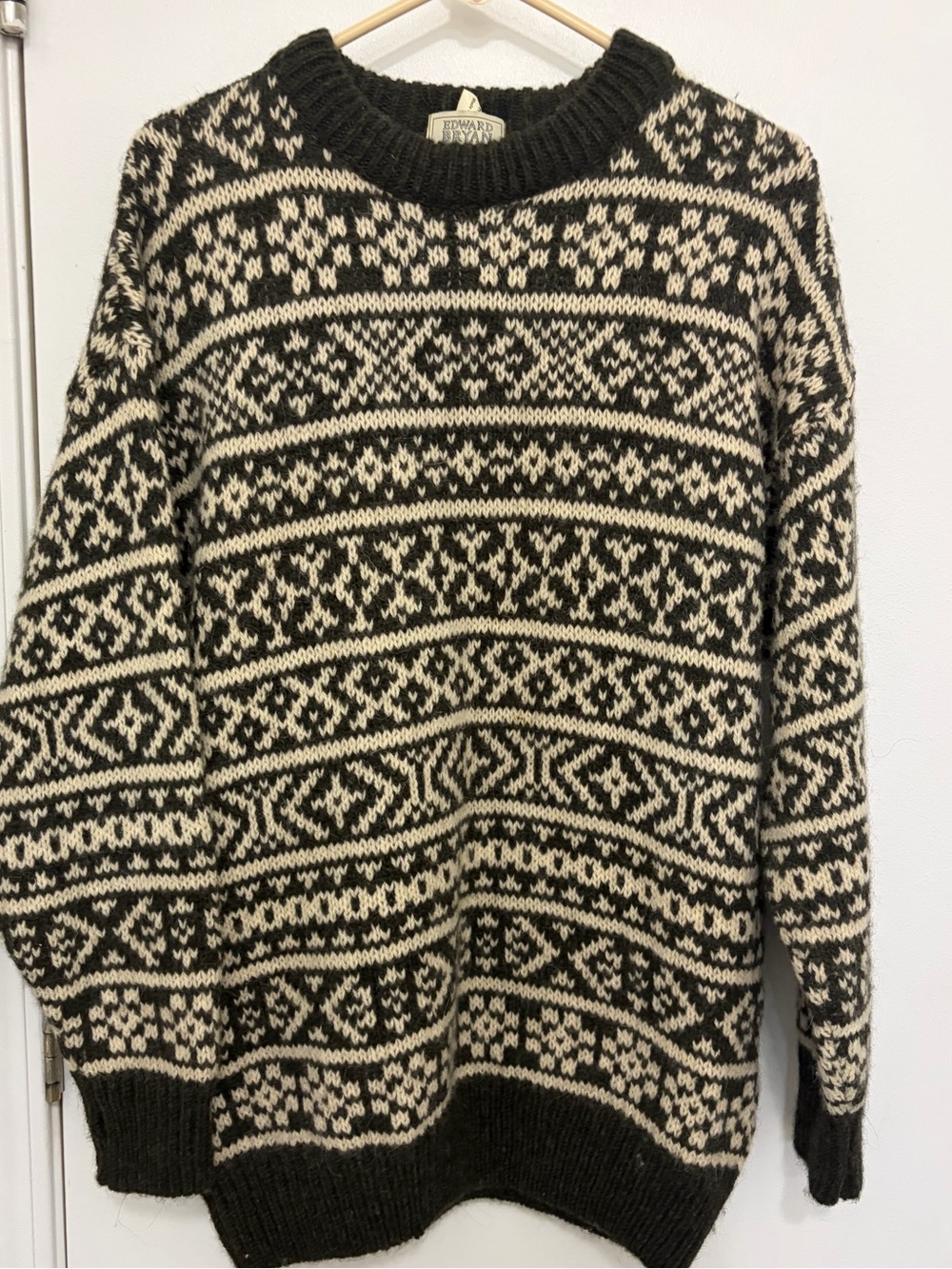 Vintage Edward Brian Wool and alpaca Sweater made in England